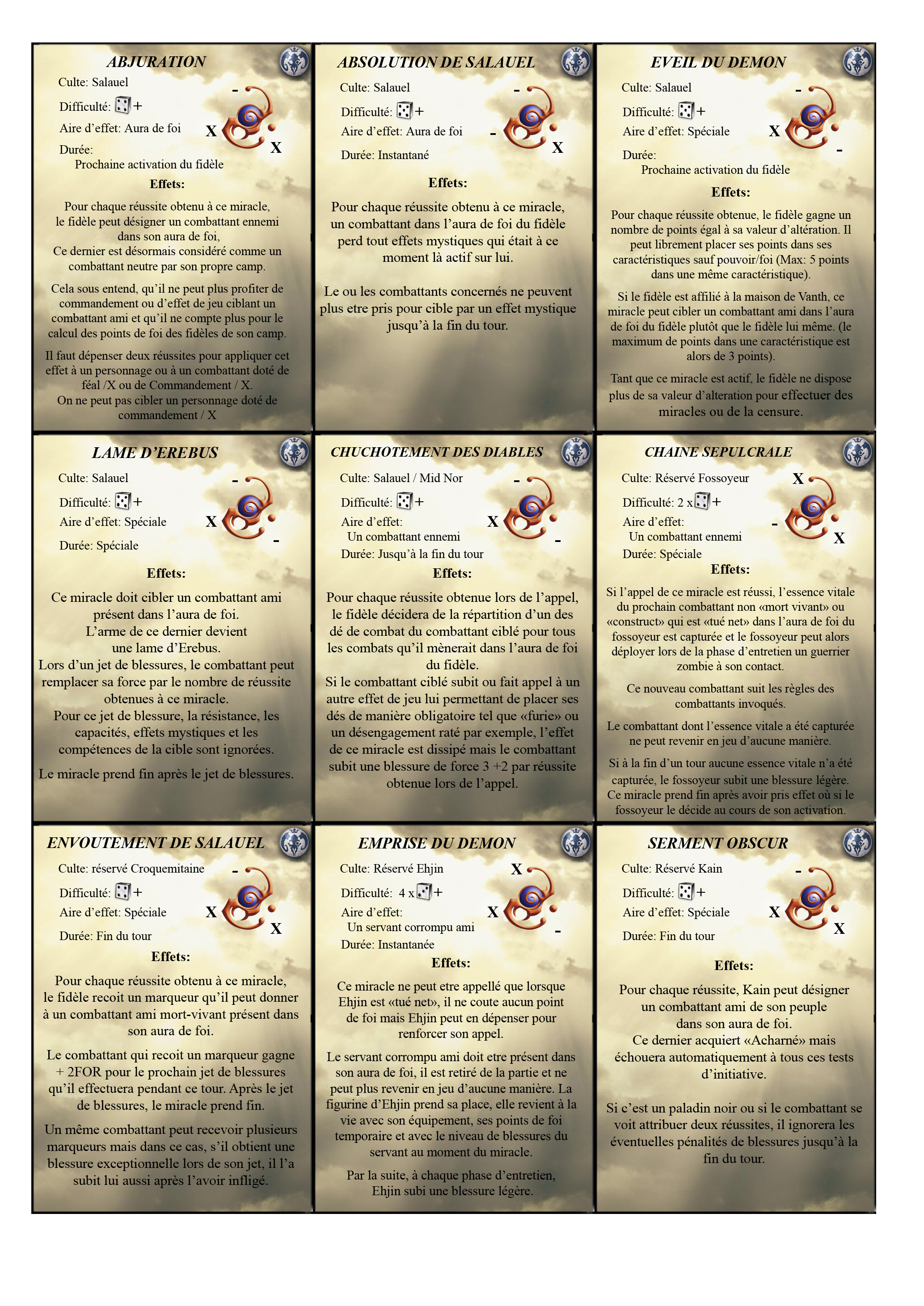 Miracles réservés à Achéron